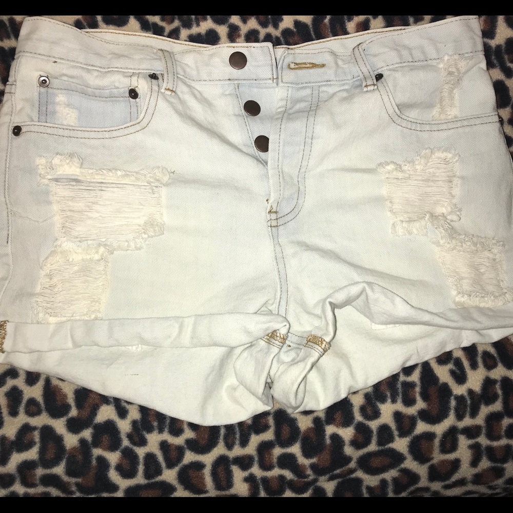 Denim shorts